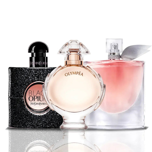 Sada 3 parfumov | La Vie Est Belle + Olympea + Black Opium
